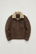 Men’s Sherpa-Lined Corduroy Trucker Jacket