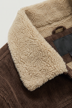 Men’s Sherpa-Lined Corduroy Trucker Jacket