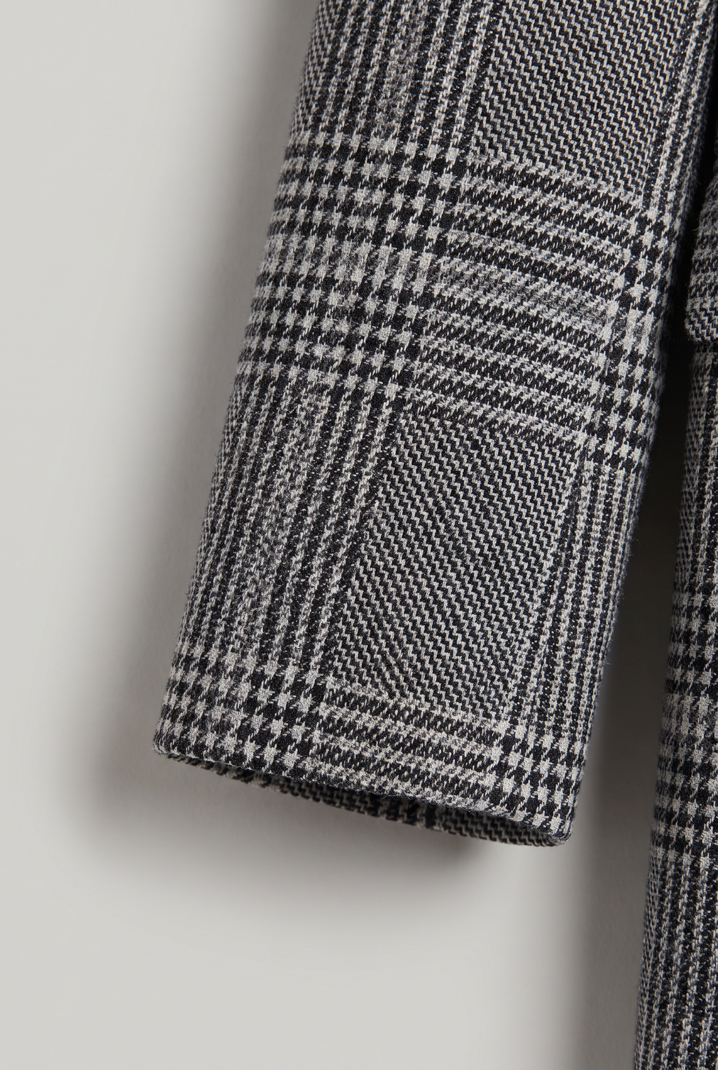 Women’s Checked Blazer Longline Tailored Fit