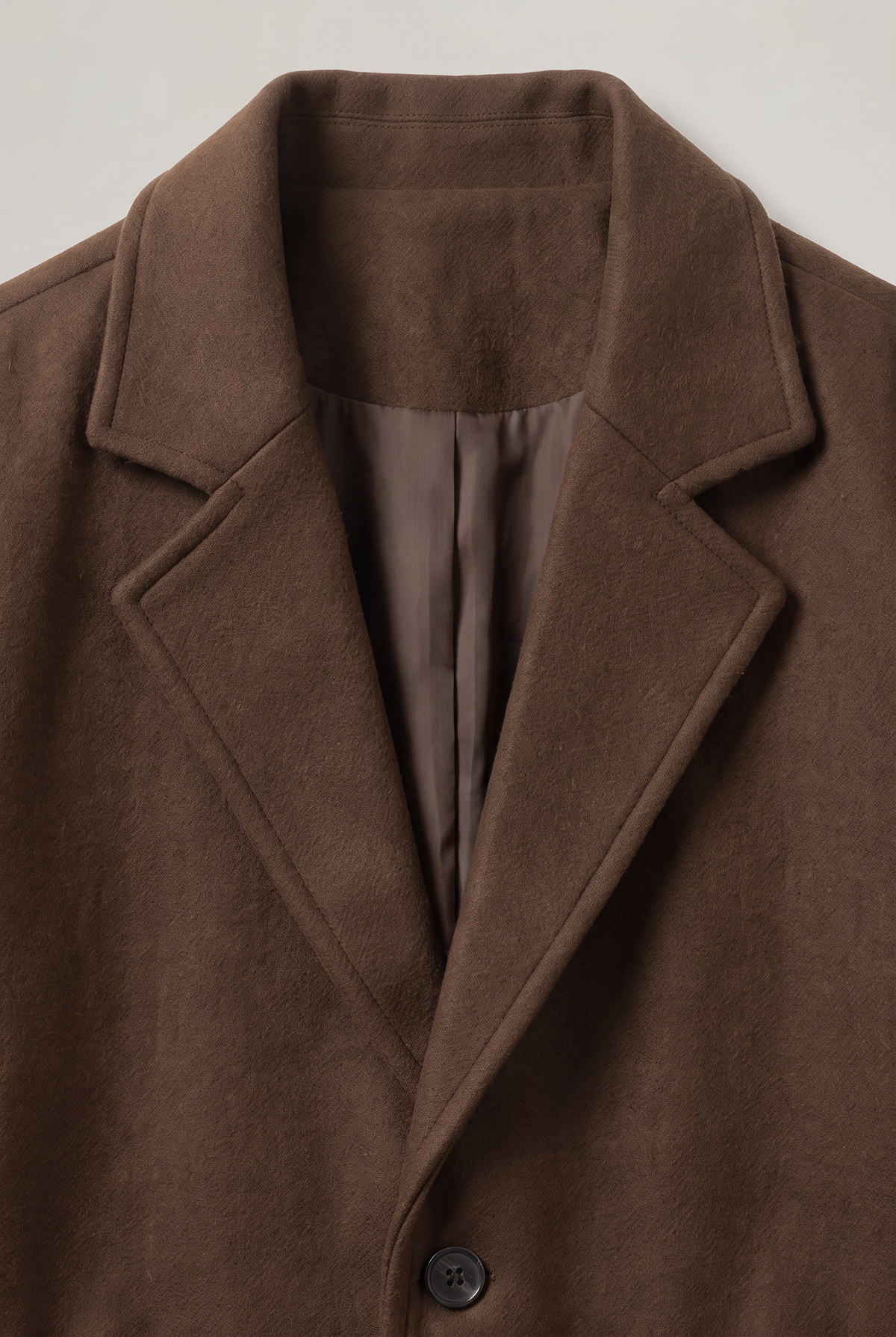 Men’s Brown Overcoat