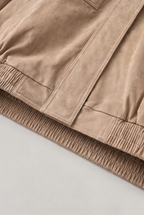 Women’s Suede-Effect Utility Jacket