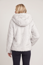 Women’s Hooded Faux Fur Coat