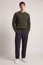 Men’s Houndstooth Drawstring Relaxed Fit Trousers