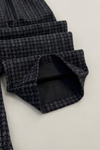 Men’s Houndstooth Drawstring Relaxed Fit Trousers