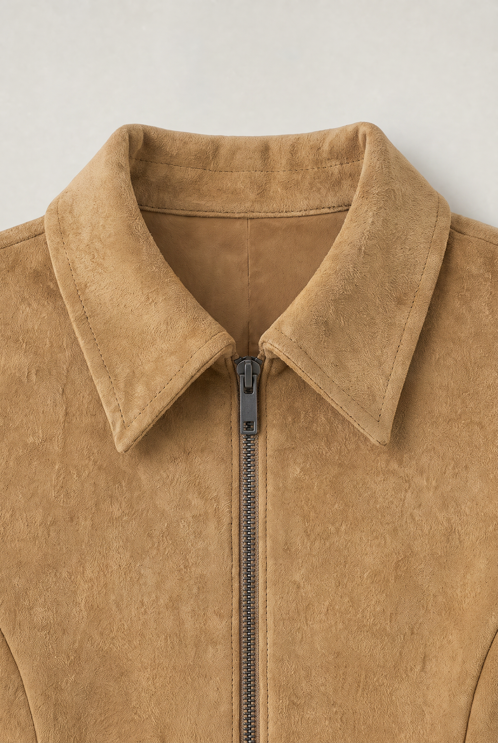 Women’s Fitted Zip-Front Tailored Jacket