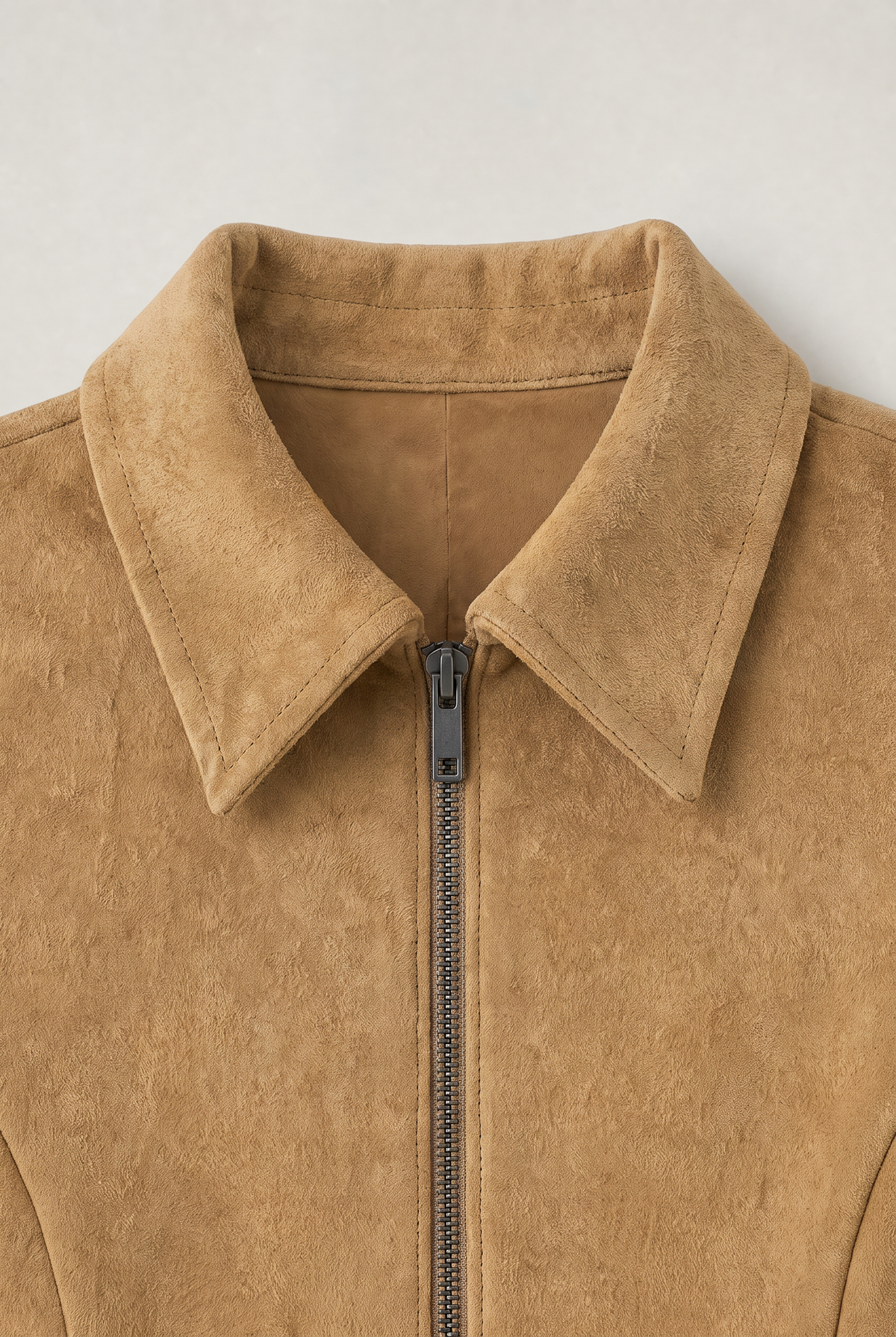 Women’s Fitted Zip-Front Tailored Jacket