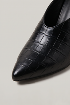 Women’s Pointed Toe Mules Block Heel