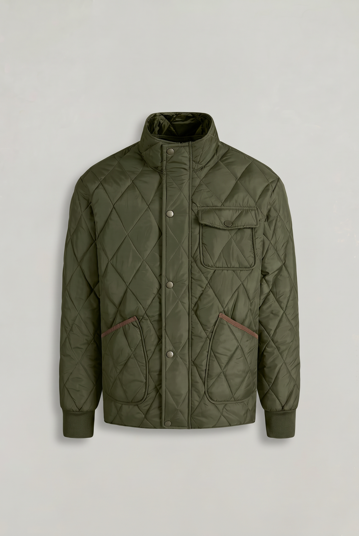 Men’s Quilted Jacket Utility Pocket