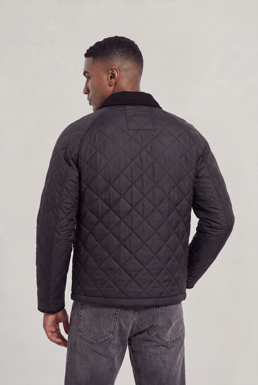 Men’s Quilted Cotton-Blend Field Jacket