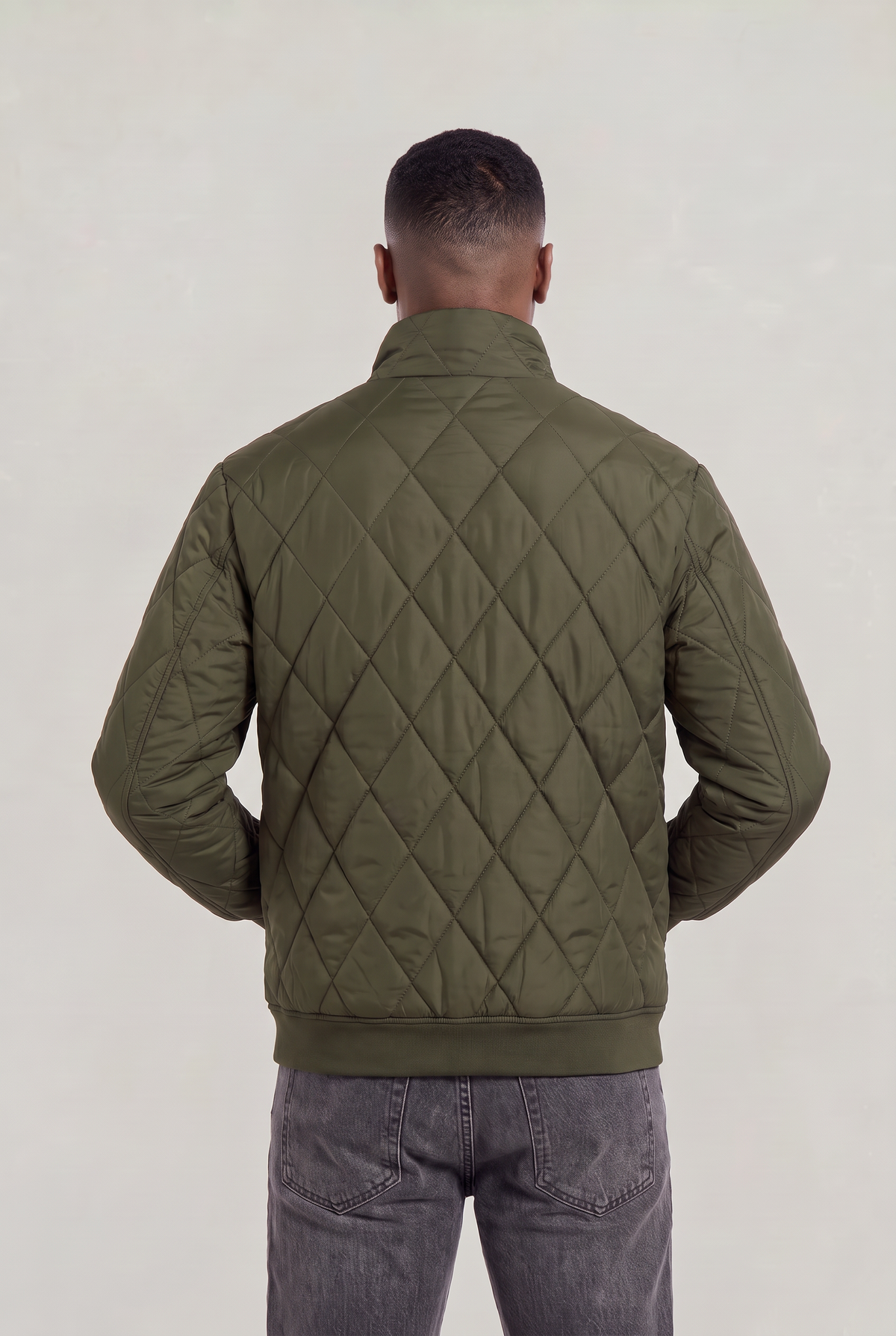 Men’s Quilted Jacket Utility Pocket