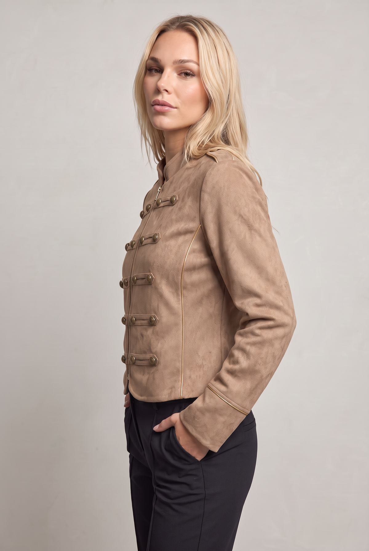 Women’s Braided Military Napoleon Jacket