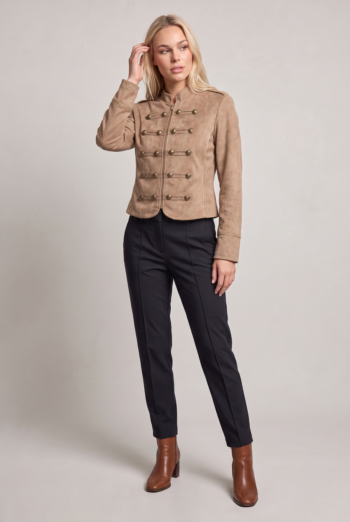 Women’s Braided Military Napoleon Jacket