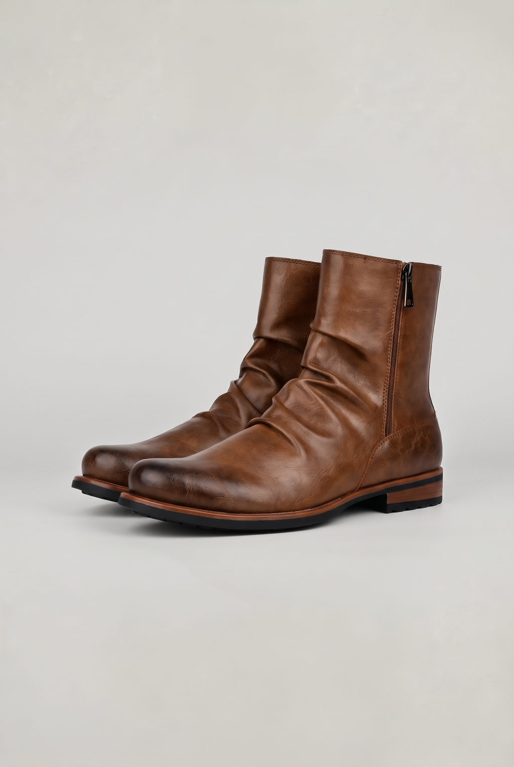 Men’s Side Zip Casual Ankle Boots