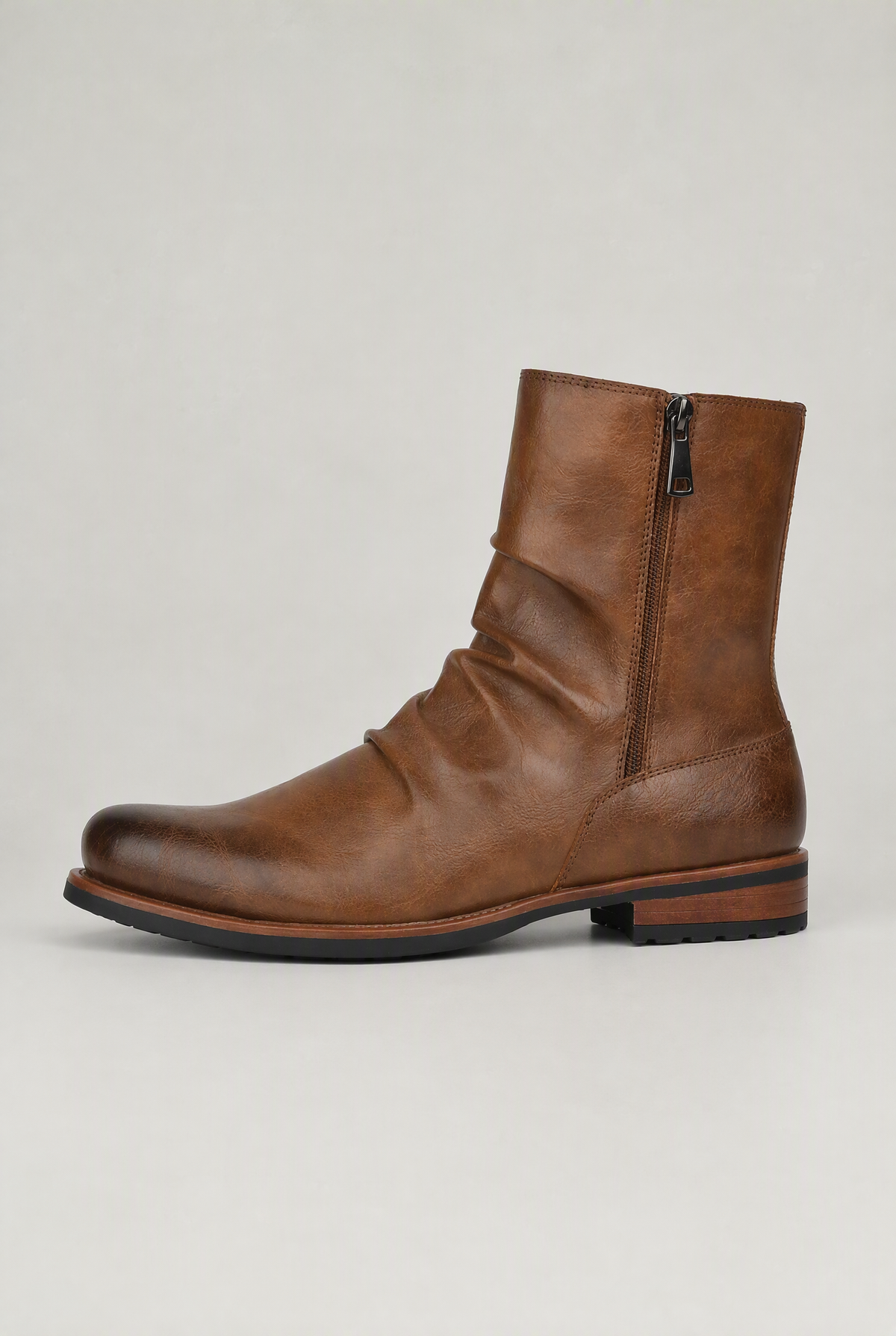 Men’s Side Zip Casual Ankle Boots