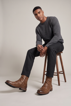 Men’s Side Zip Casual Ankle Boots