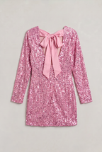 Women’s Sequin Bow Mini Dress