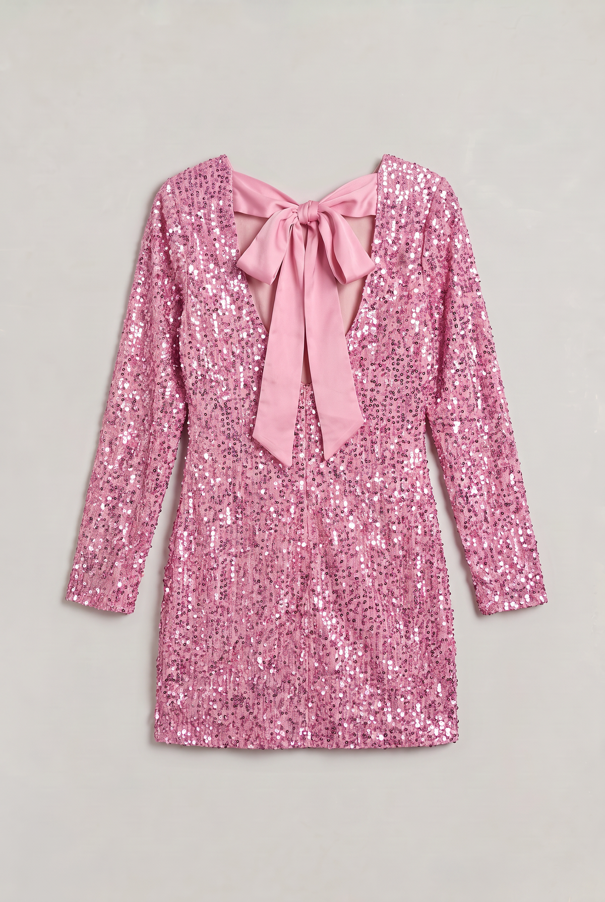 Women’s Sequin Bow Mini Dress