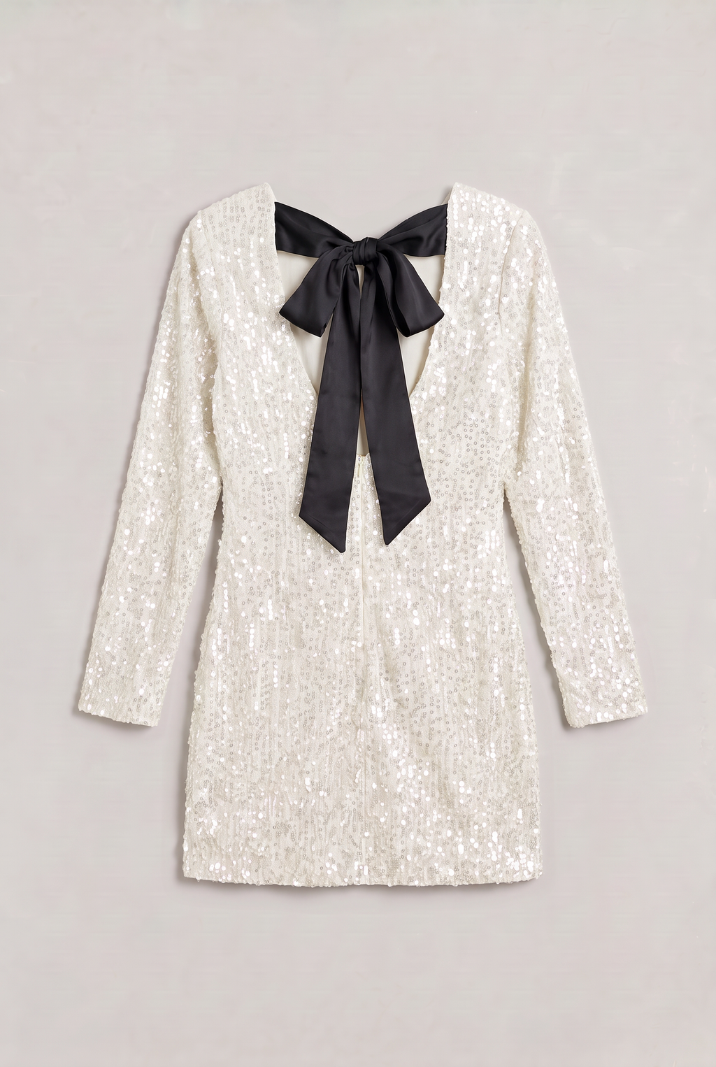Women’s Sequin Bow Mini Dress