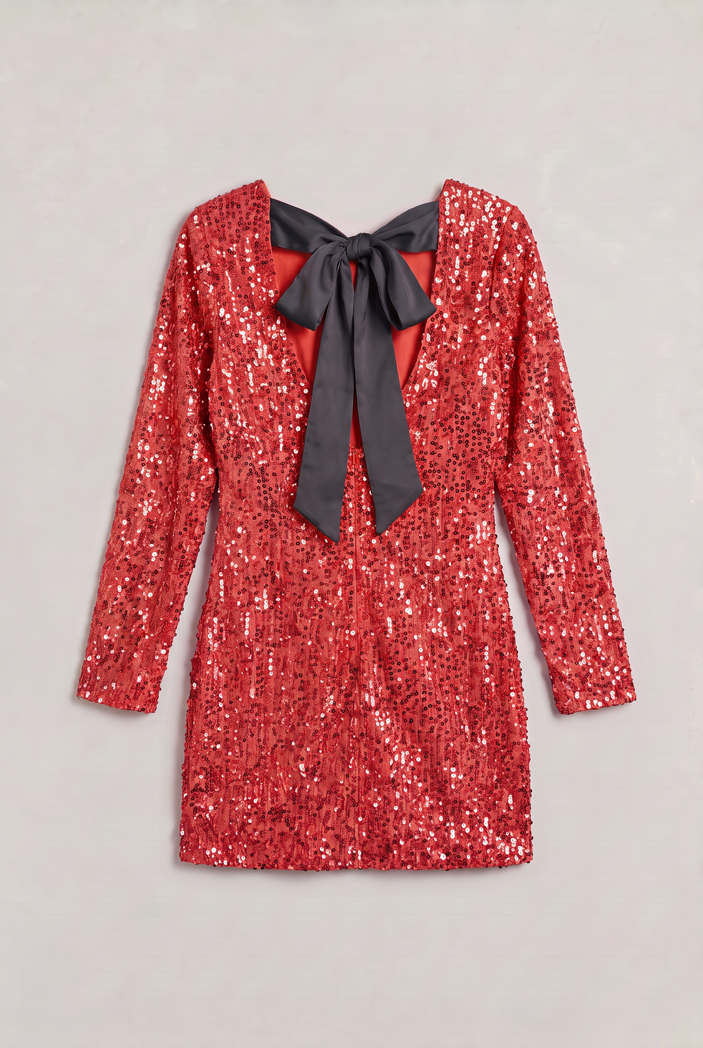 Women’s Sequin Bow Mini Dress