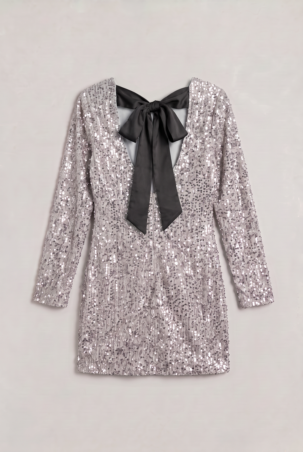 Women’s Sequin Bow Mini Dress