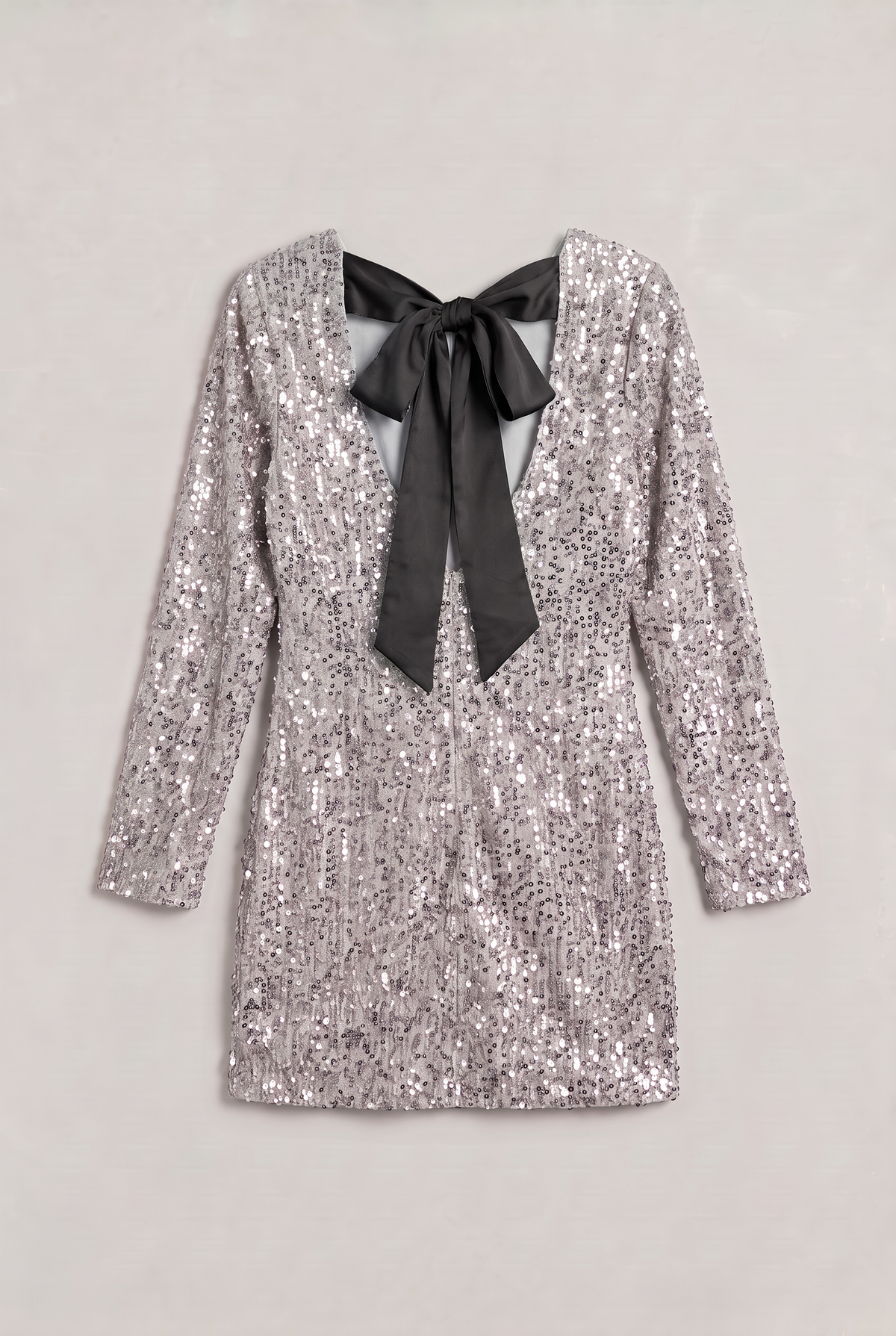 Women’s Sequin Bow Mini Dress