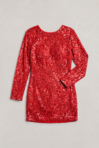 Women’s Sequin Bow Mini Dress
