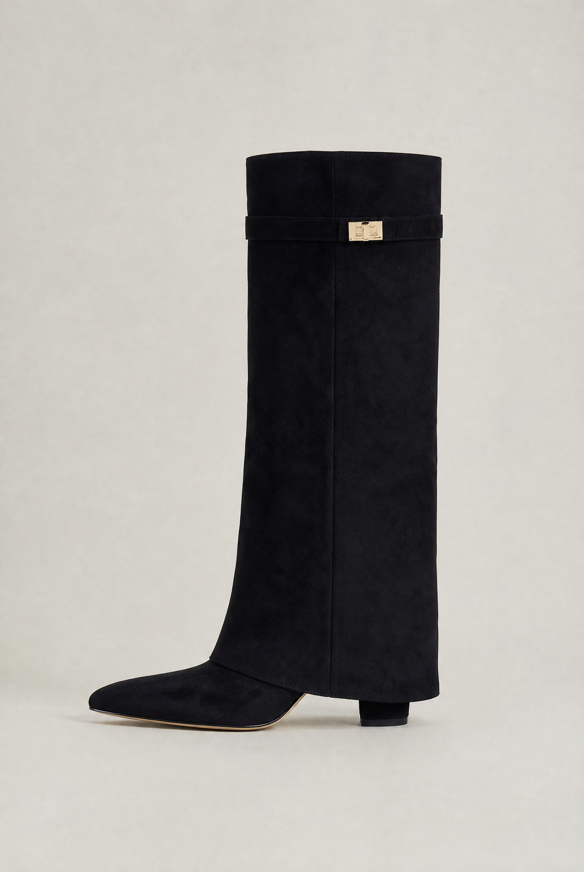 Women’s Knee-High Suede Look Going Out Boots