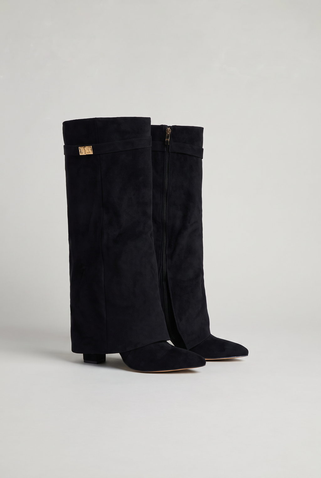 Women’s Knee-High Suede Look Going Out Boots