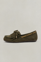 Women’s Suede-Look Moccasin Tassel Loafers