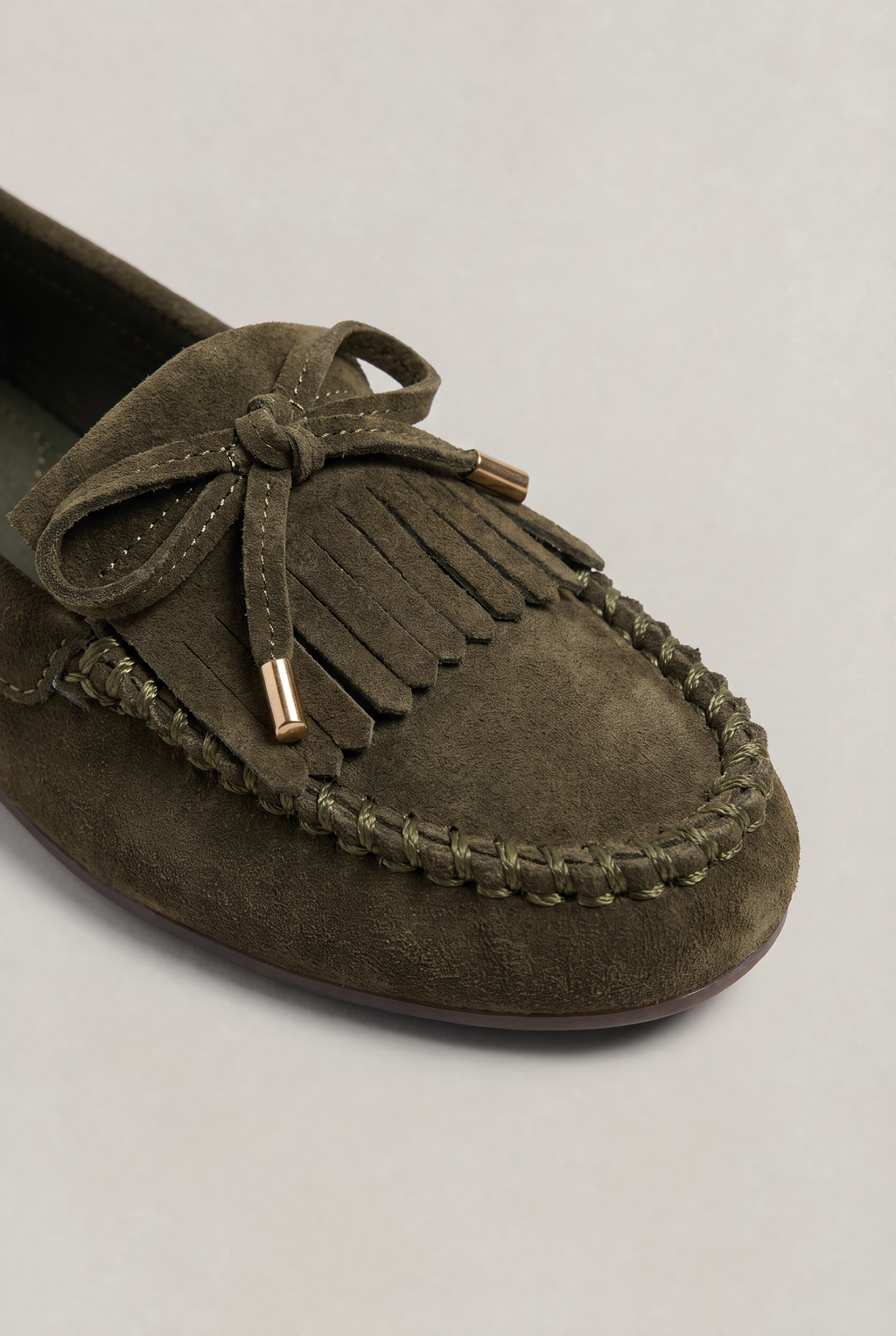 Women’s Suede-Look Moccasin Tassel Loafers