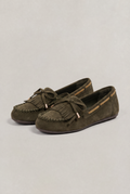 Women’s Suede-Look Moccasin Tassel Loafers