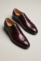Men’s Glossy Derby Shoes