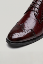 Men’s Glossy Derby Shoes