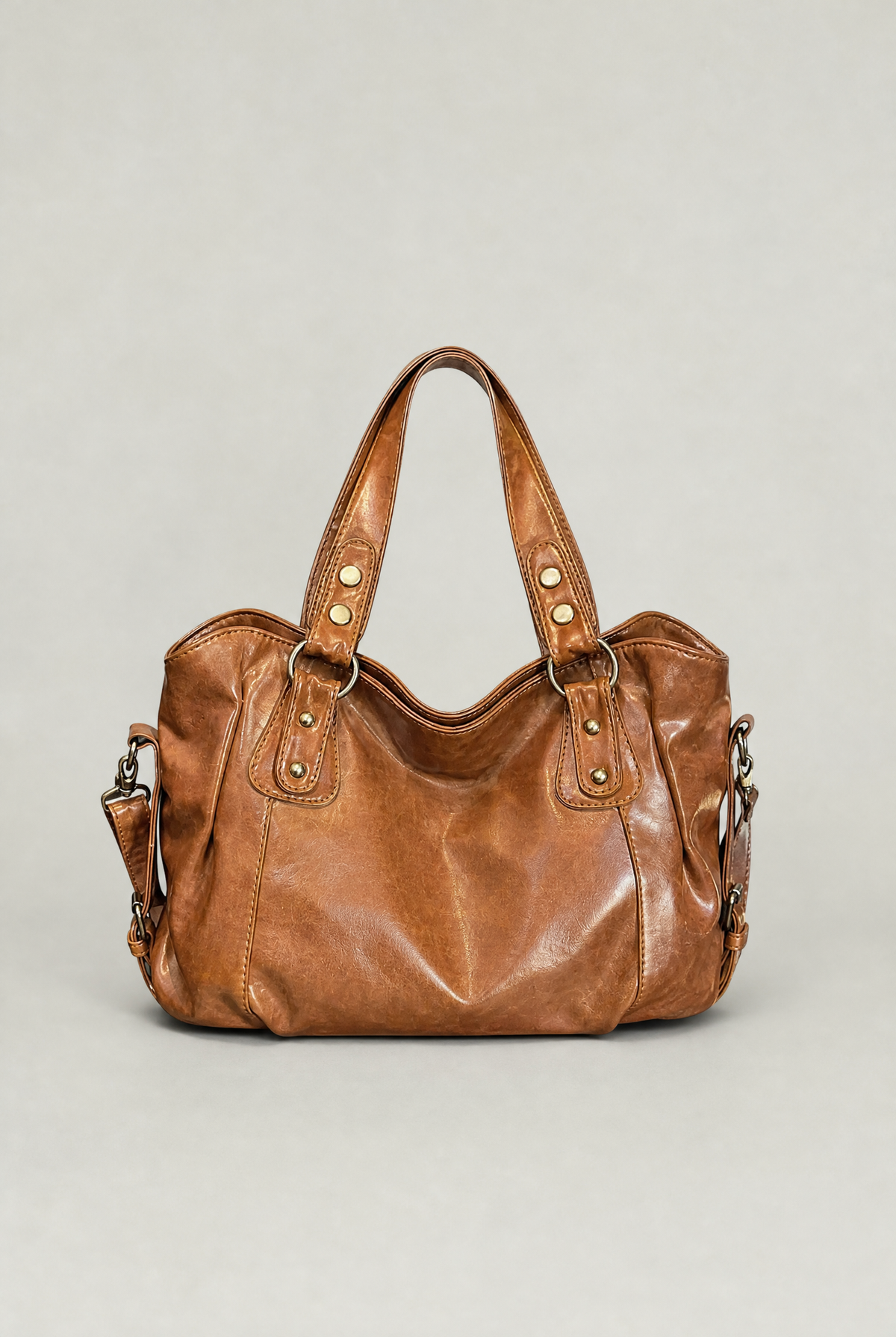 Women’s Shoulder Bag Vintage Buckle Detail