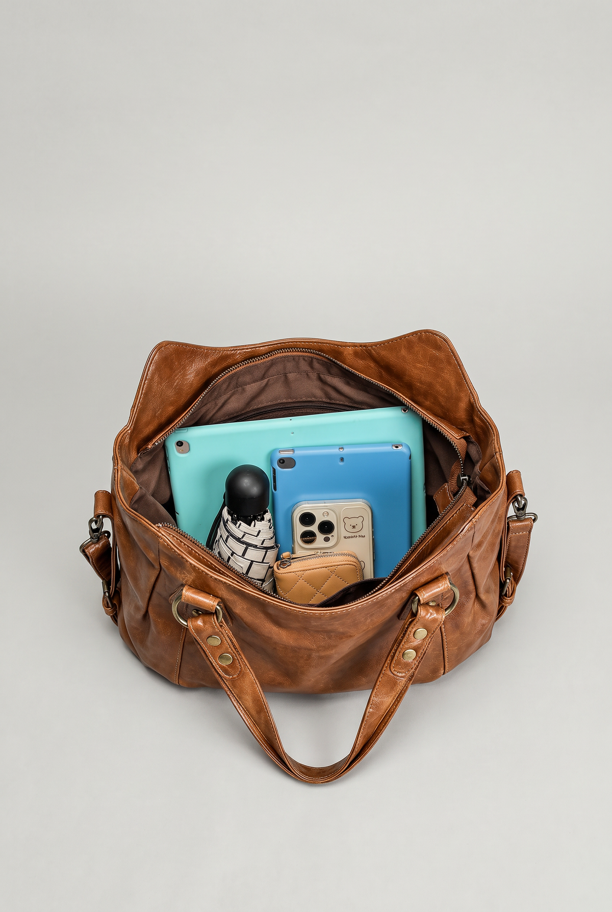 Women’s Shoulder Bag Vintage Buckle Detail