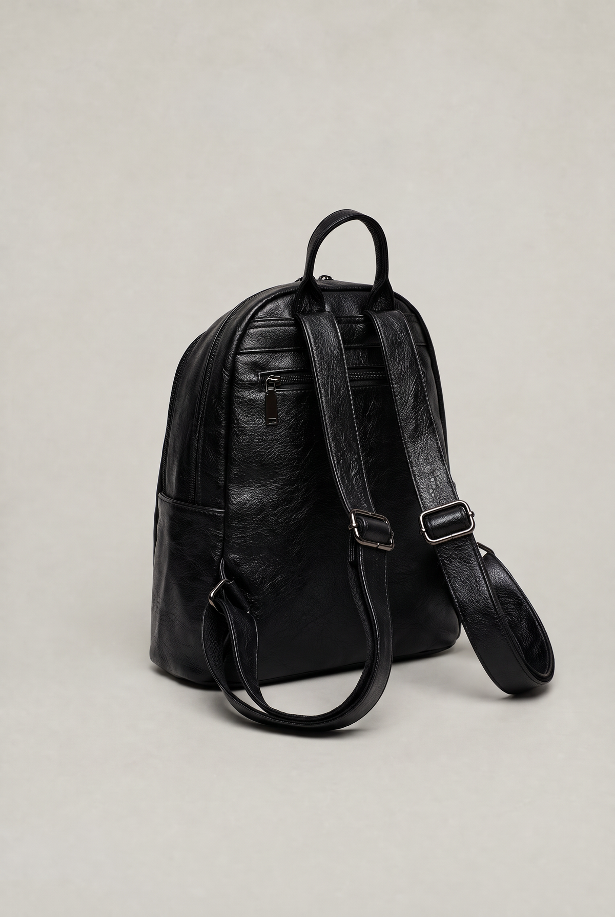 Women’s Backpack Faux Leather Zip Front