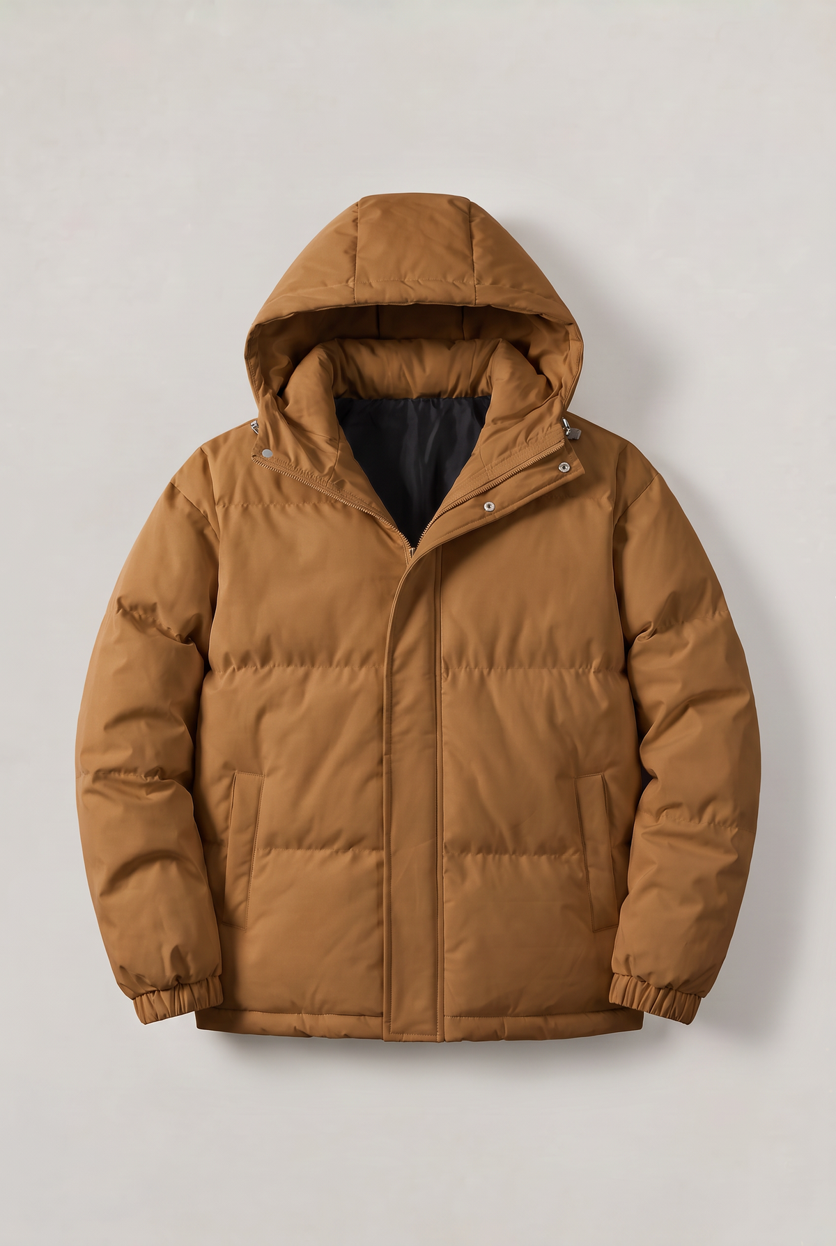 Men’s Plus Size Hooded Puffer Jacket