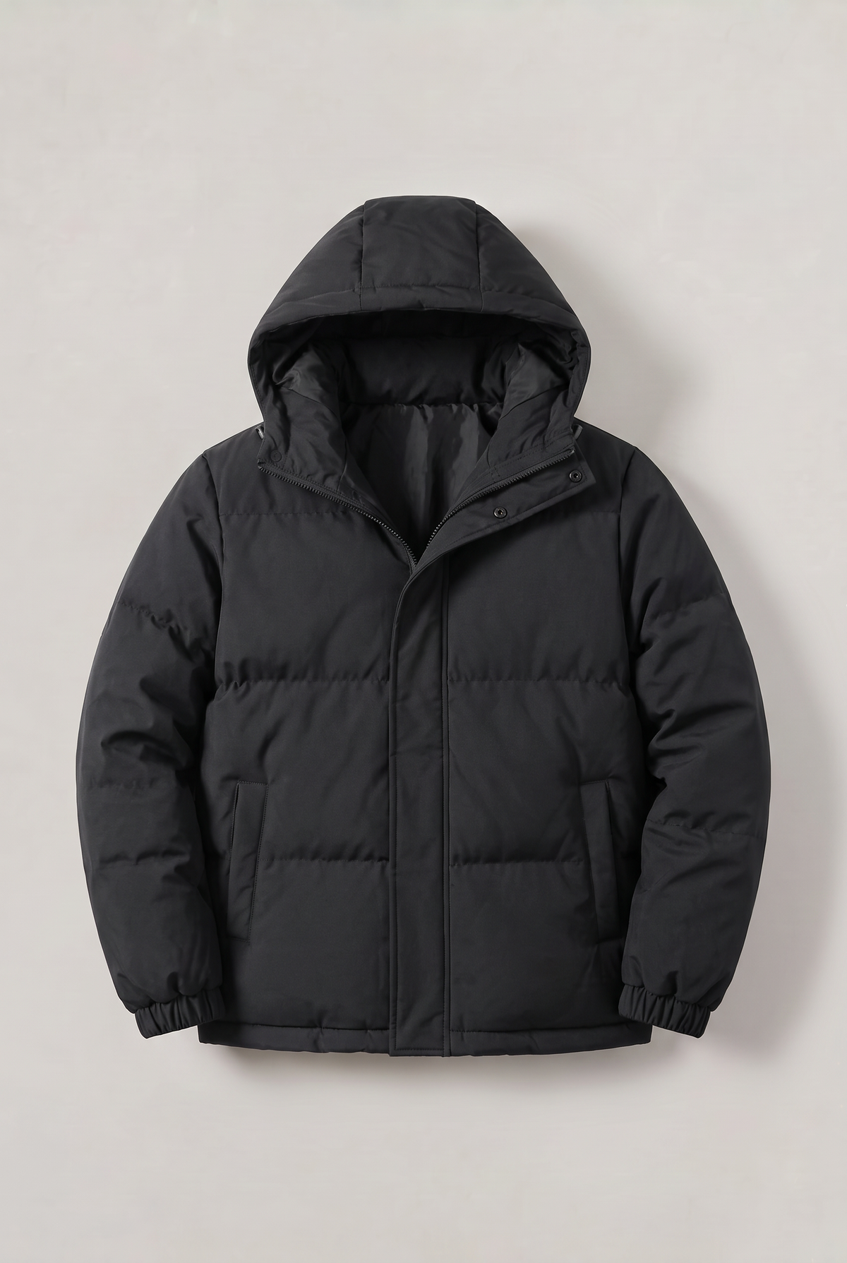 Men’s Plus Size Hooded Puffer Jacket