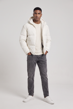 Men’s Plus Size Hooded Puffer Jacket