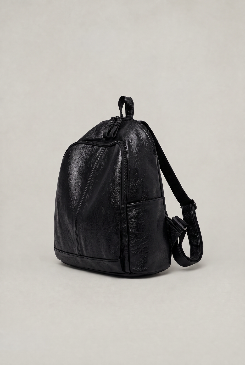 Women’s Backpack Faux Leather Zip Front