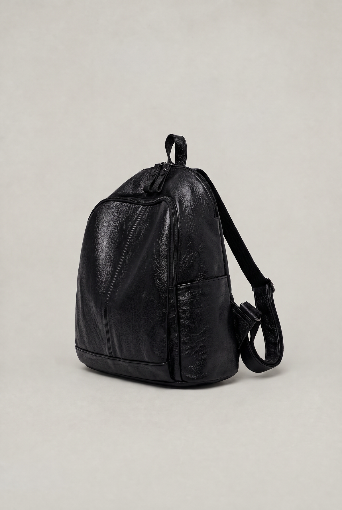 Women’s Backpack Faux Leather Zip Front