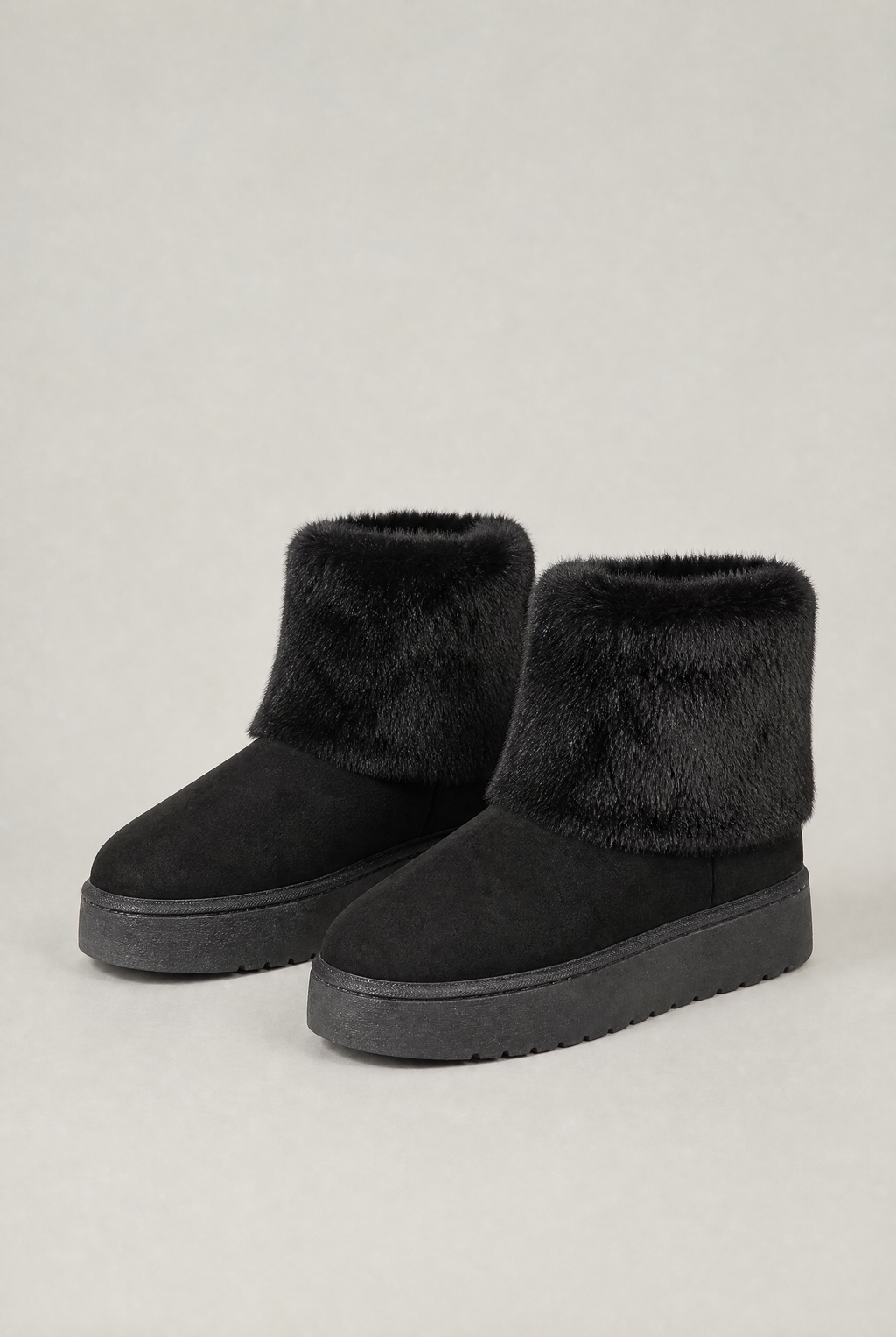 Women’s Faux Fur Cuff Winter Boots