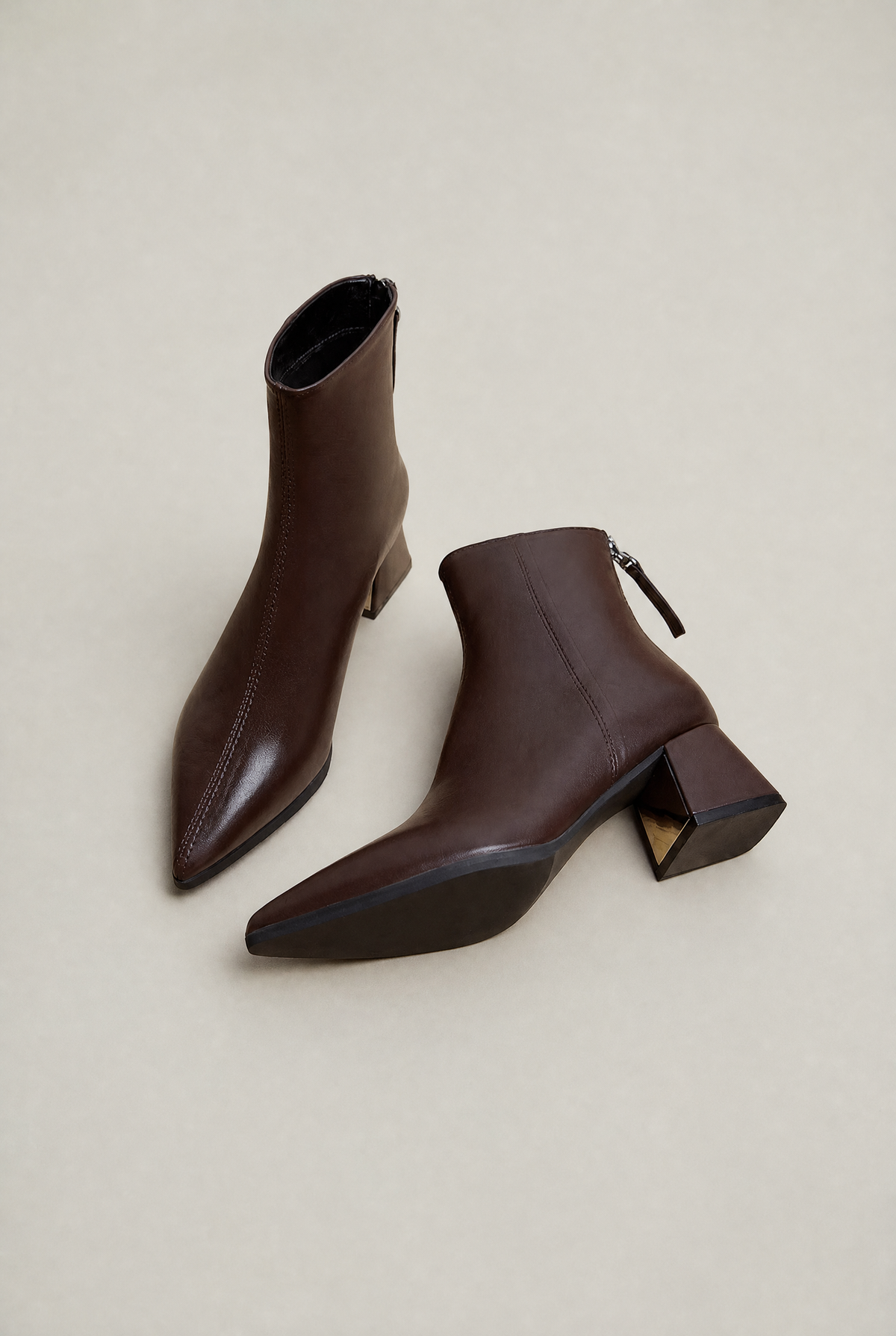 Women’s Ankle Boots Pointed Toe Block Heel