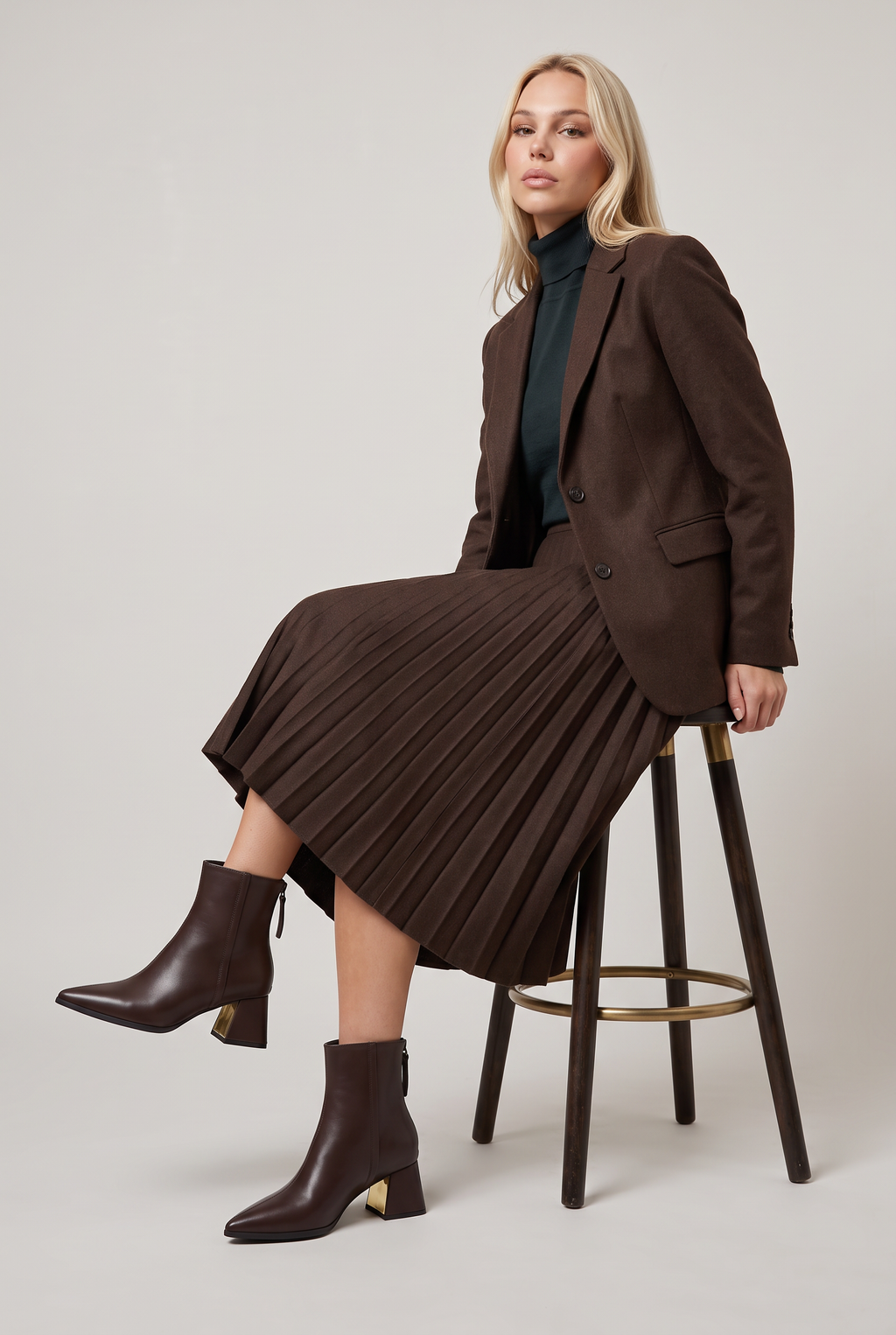 Women’s Ankle Boots Pointed Toe Block Heel