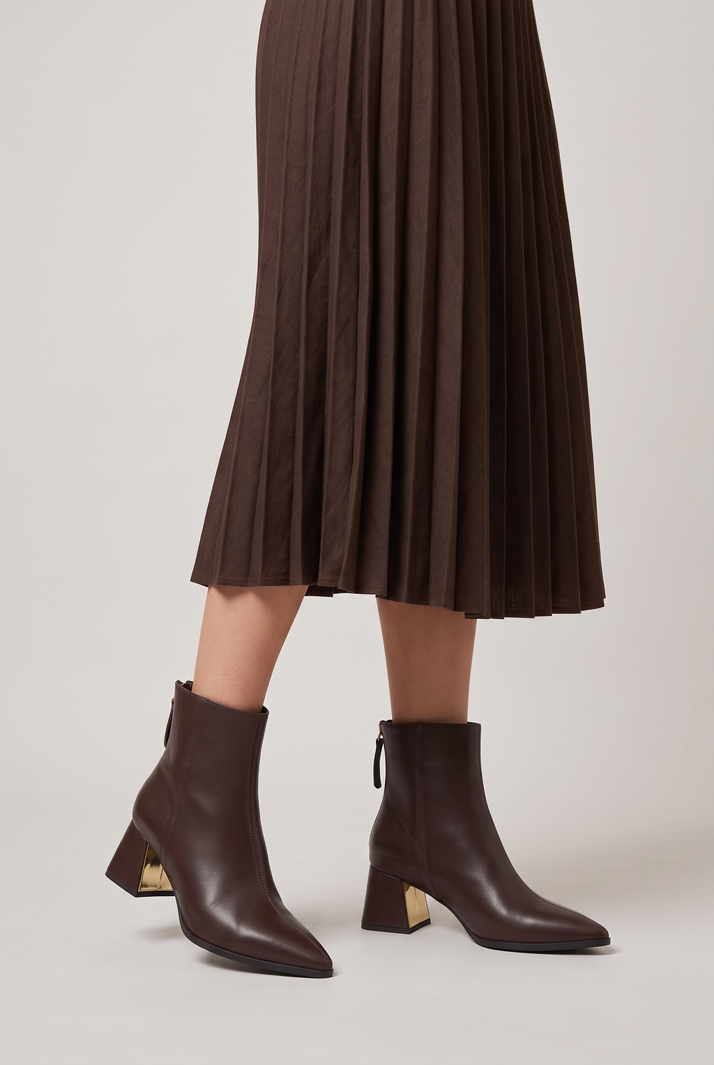 Women’s Ankle Boots Pointed Toe Block Heel