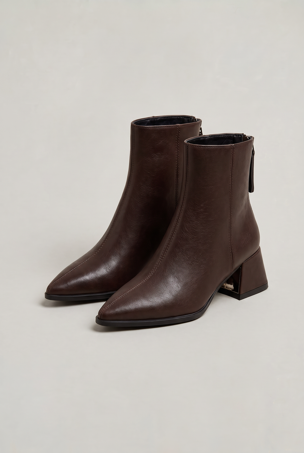 Women’s Ankle Boots Pointed Toe Block Heel