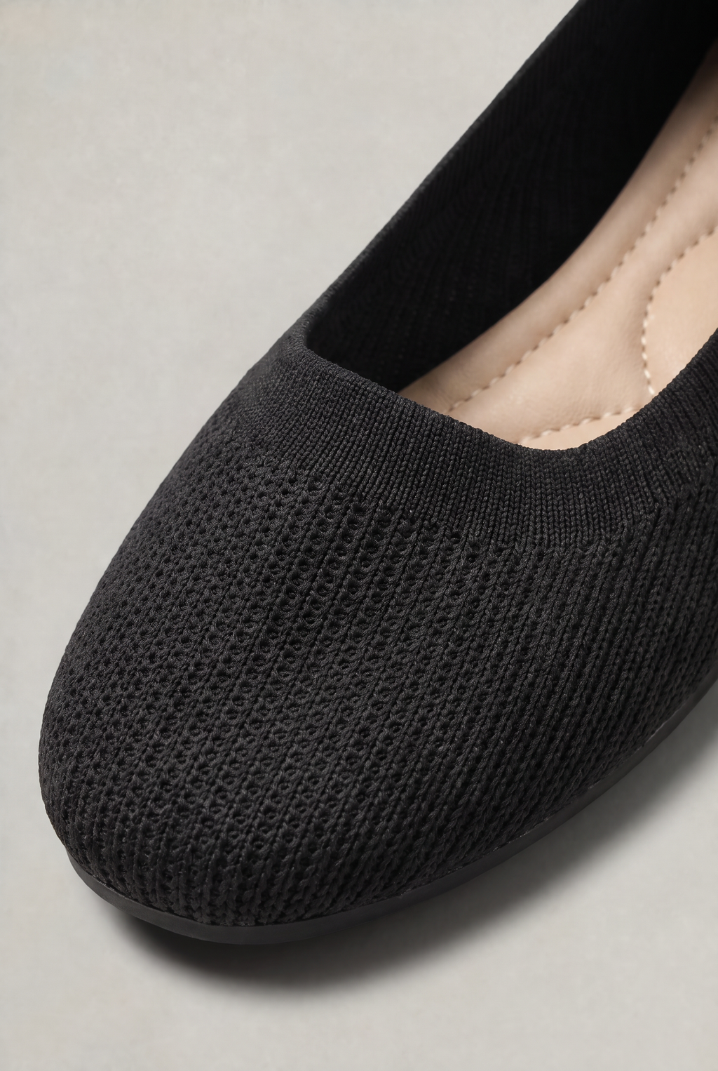 Women’s Knit Ballet Flats Round Toe