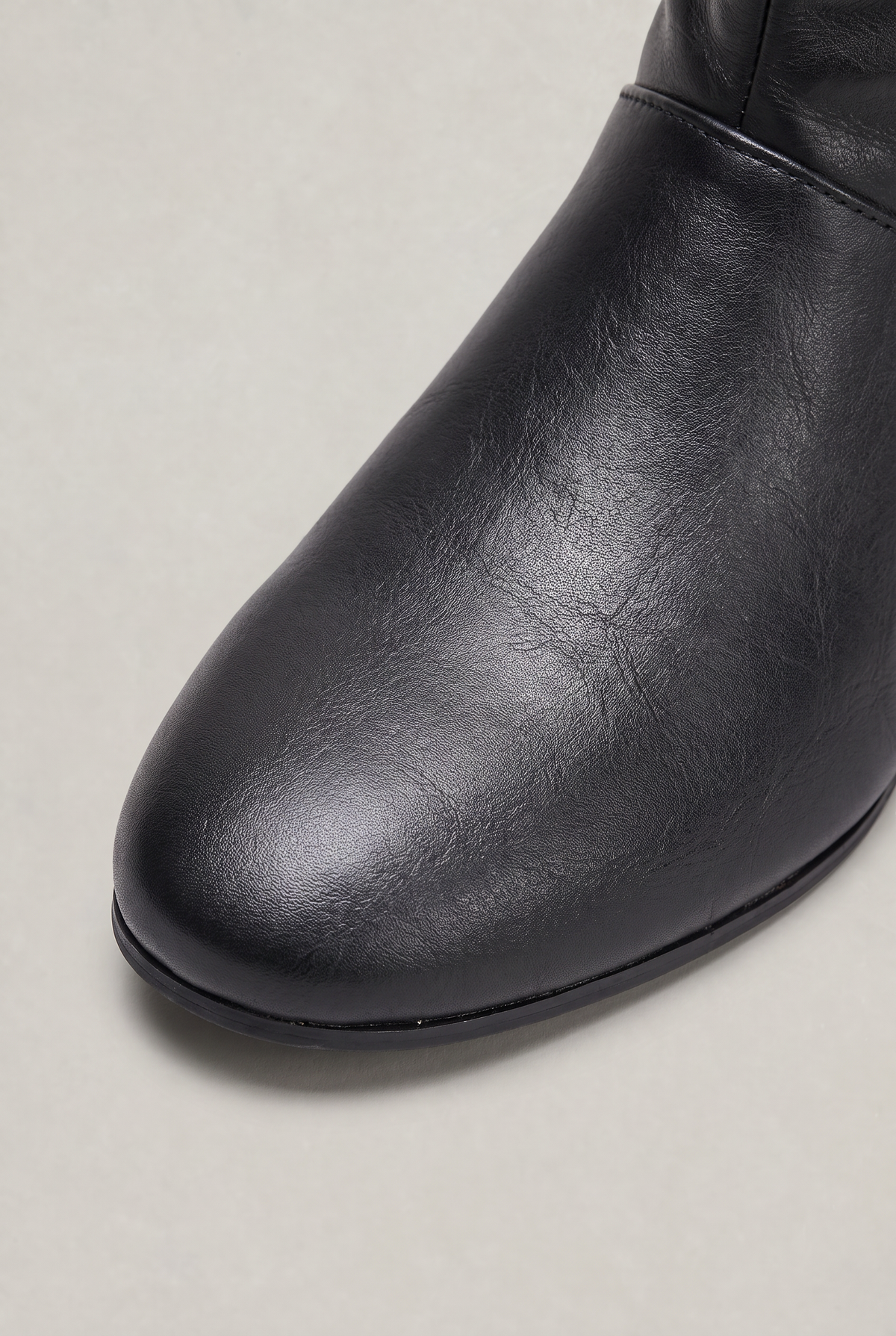 Women’s Faux Leather Slouch Mid-Calf Boots