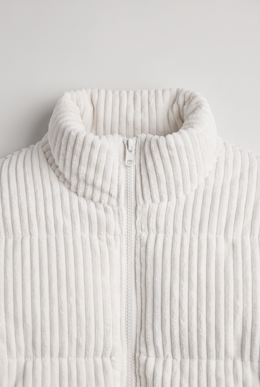 Women’s Corduroy Puffer Zip Jacket