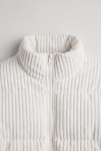 Women’s Corduroy Puffer Zip Jacket